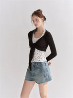 Rhinestone Denim Shorts