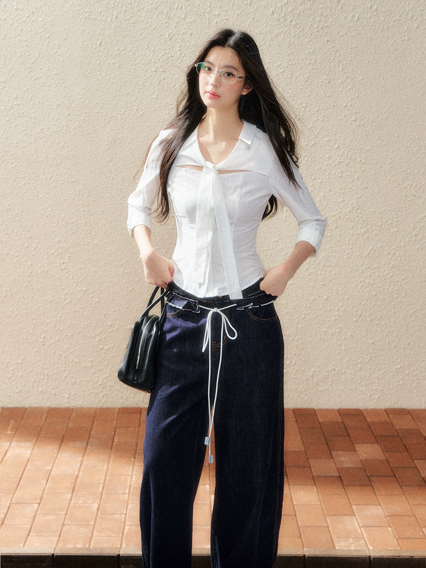 White Slim Fitted Shirt