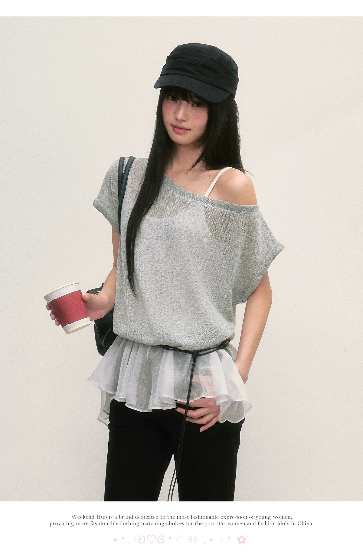 Layered Hem Faux Top