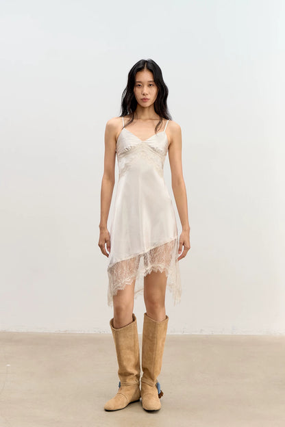 Lace Trim Slip Dress