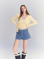 Striped Knit Twinset