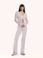 Quick-Dry Lace-Trim Stretch Pants