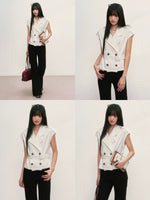 Double-Breasted Tailored Vest