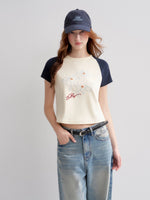 Floral Raglan Tee