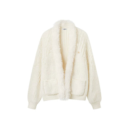 Polar Mohair Knit Cardigan