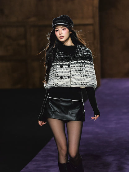 Special Yarn Cape Knit Set