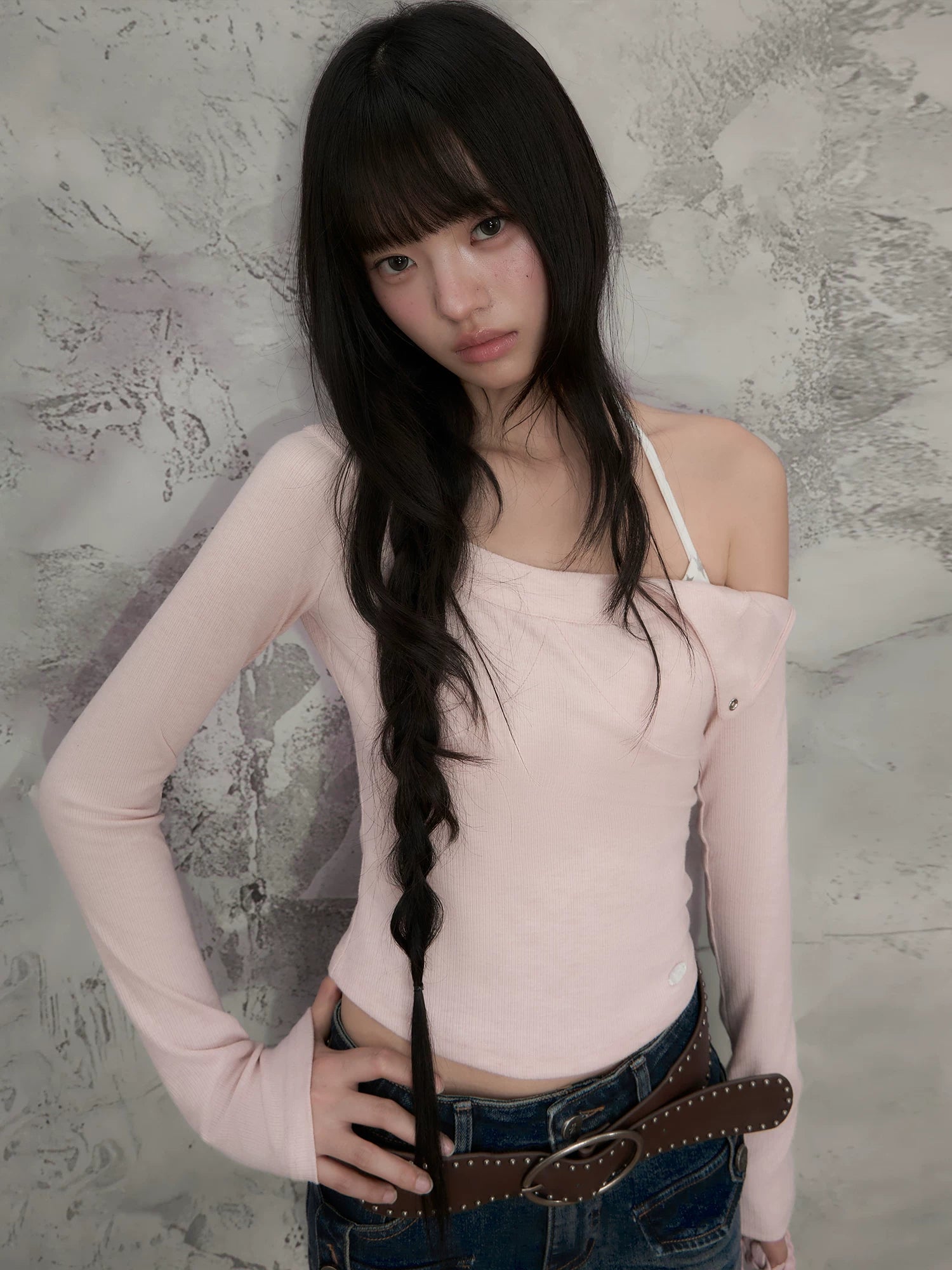 Off Shoulder Long Sleeve Top
