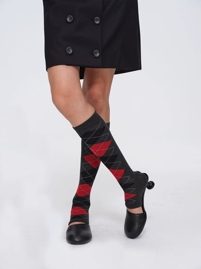 Diamond Knit Leg Warmers