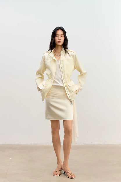 Satin Ribbon Skirt