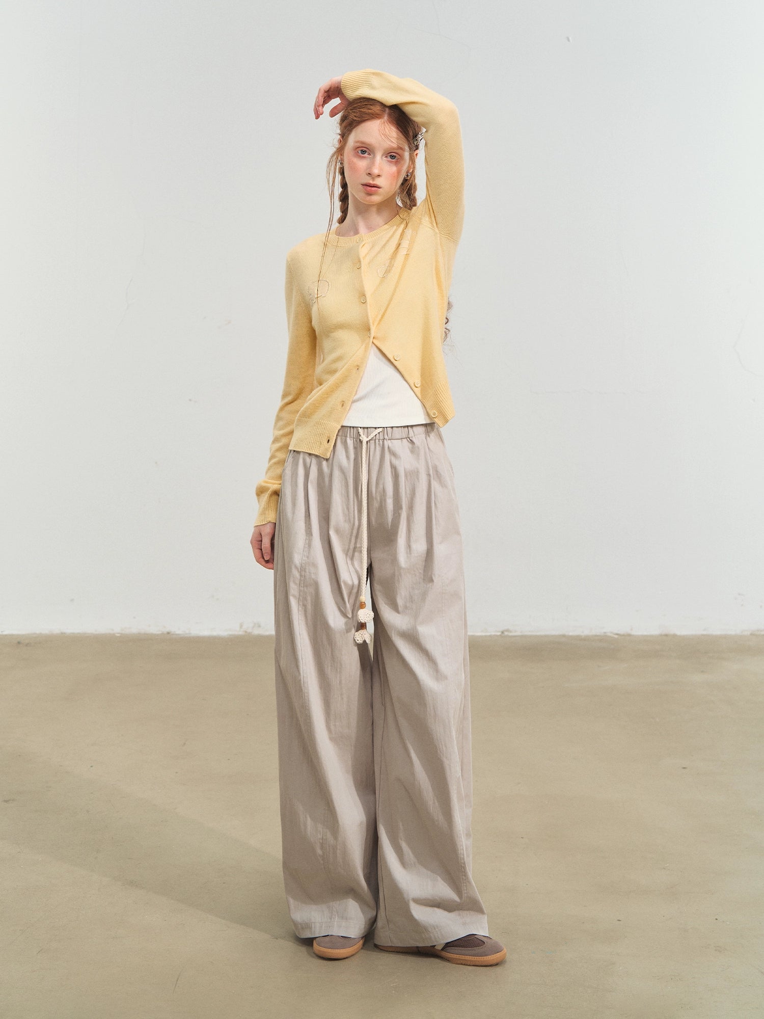Relaxed Blade-Cut Trousers