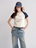 Floral Raglan Tee