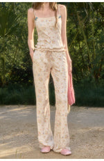 Floral Knit Layered Set