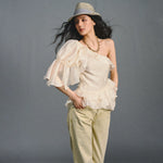 Romantic Lace One-Shoulder Top