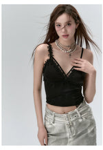 Lace Splicing Design Camisole Tank Top