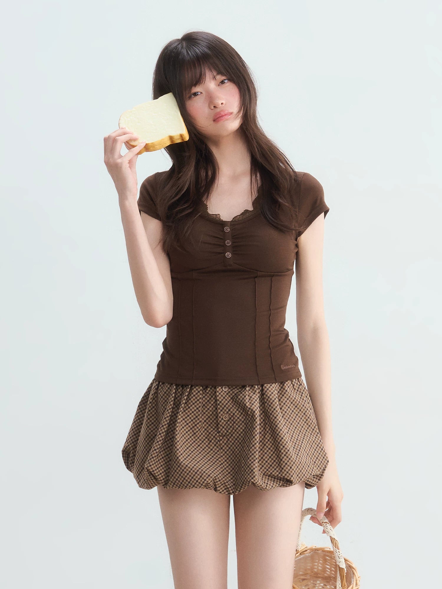 Vintage Lace V-Neck Top