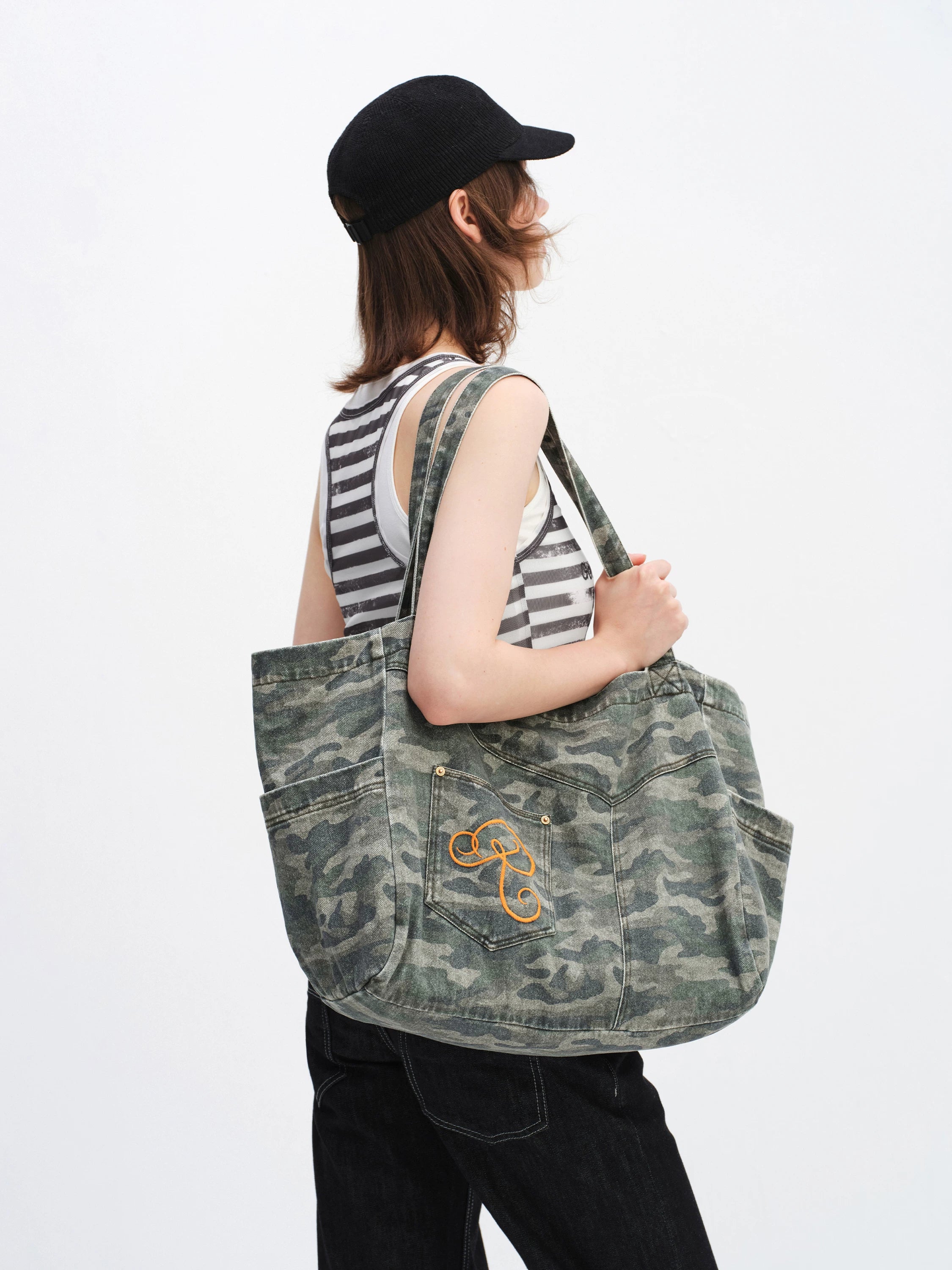 Camouflage Cotton Tote Bag