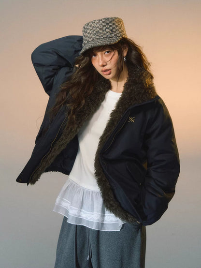 Detachable Fur Down Parka