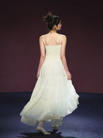 Embroidered V-Neck Slip Dress