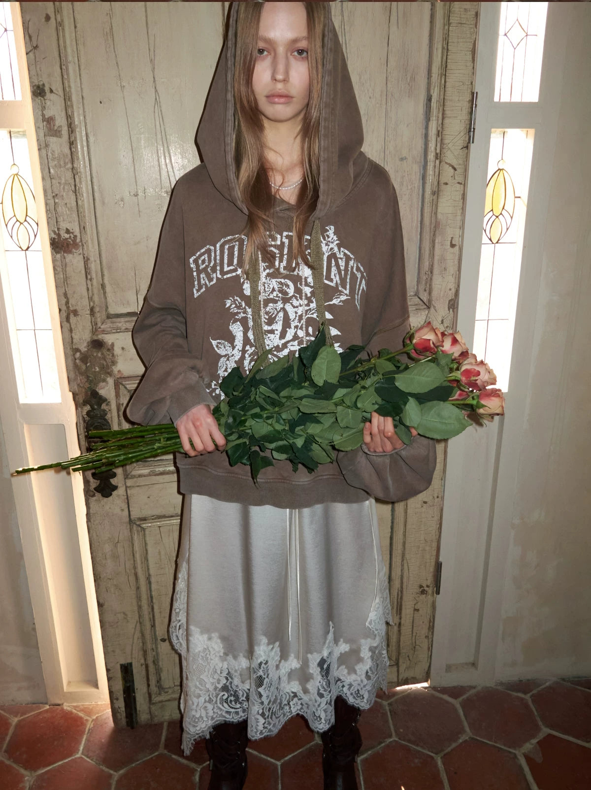 Washed Rose Hoodie