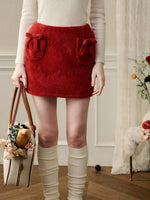 Galaxy Forever 'Christmas Miracle' Berry Color Fluffy Bow Set