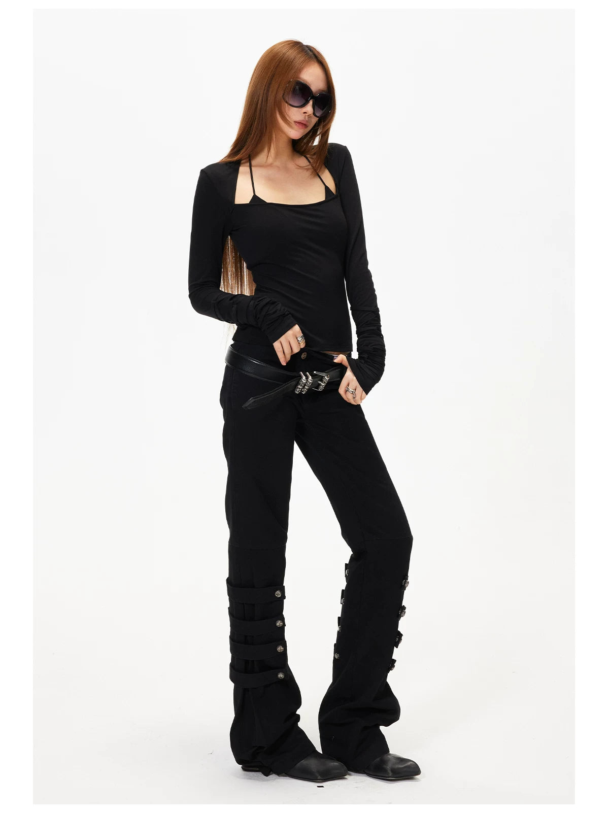 Low Rise Flare Pants