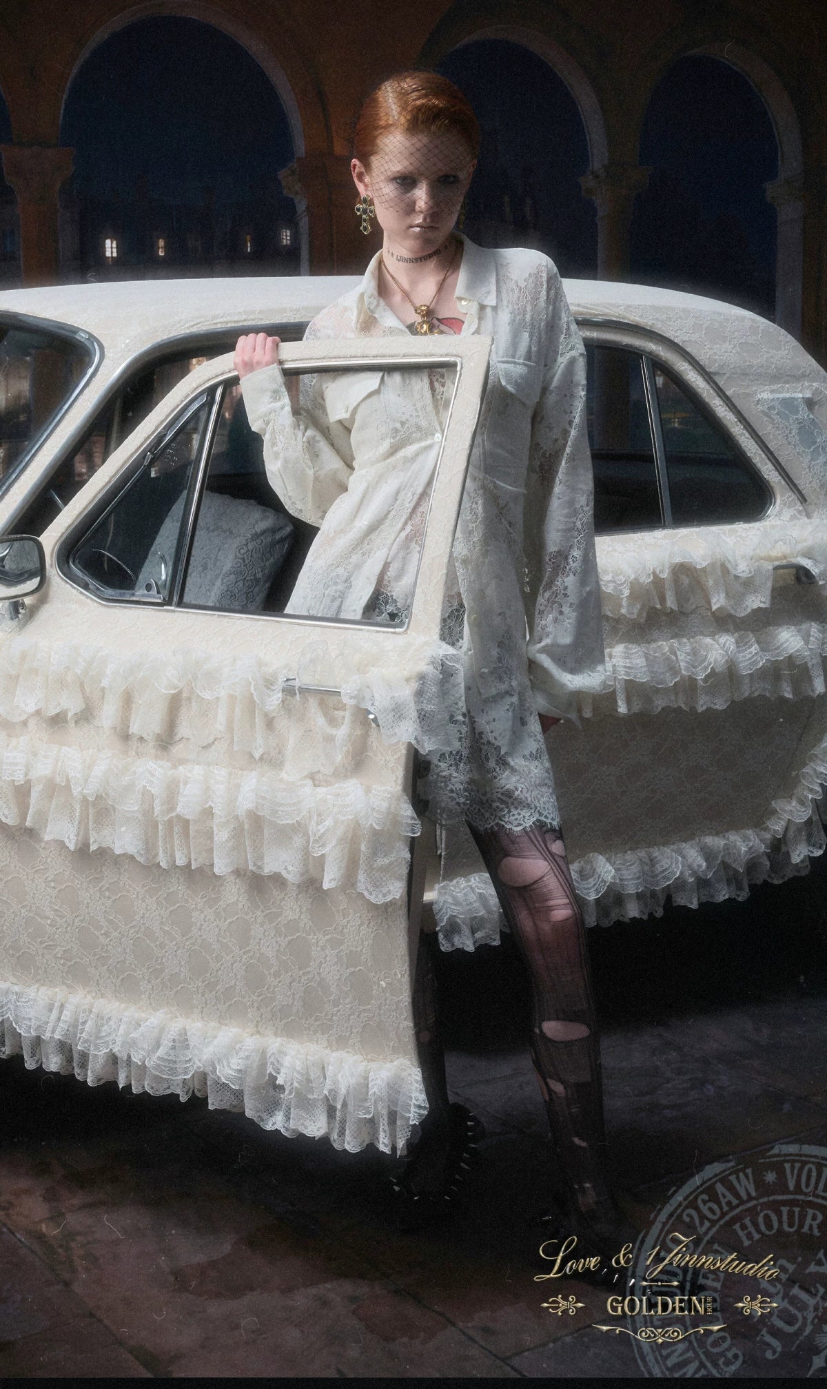 Lace V-neck Slip Dress