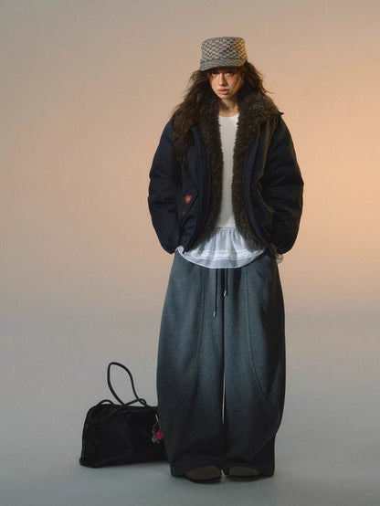 Detachable Fur Down Parka