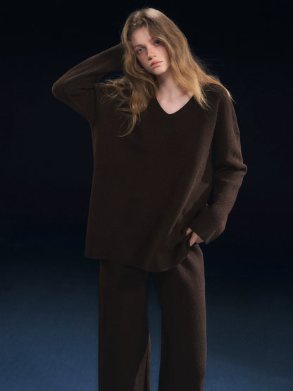 Waffle-Knit Lounge Set