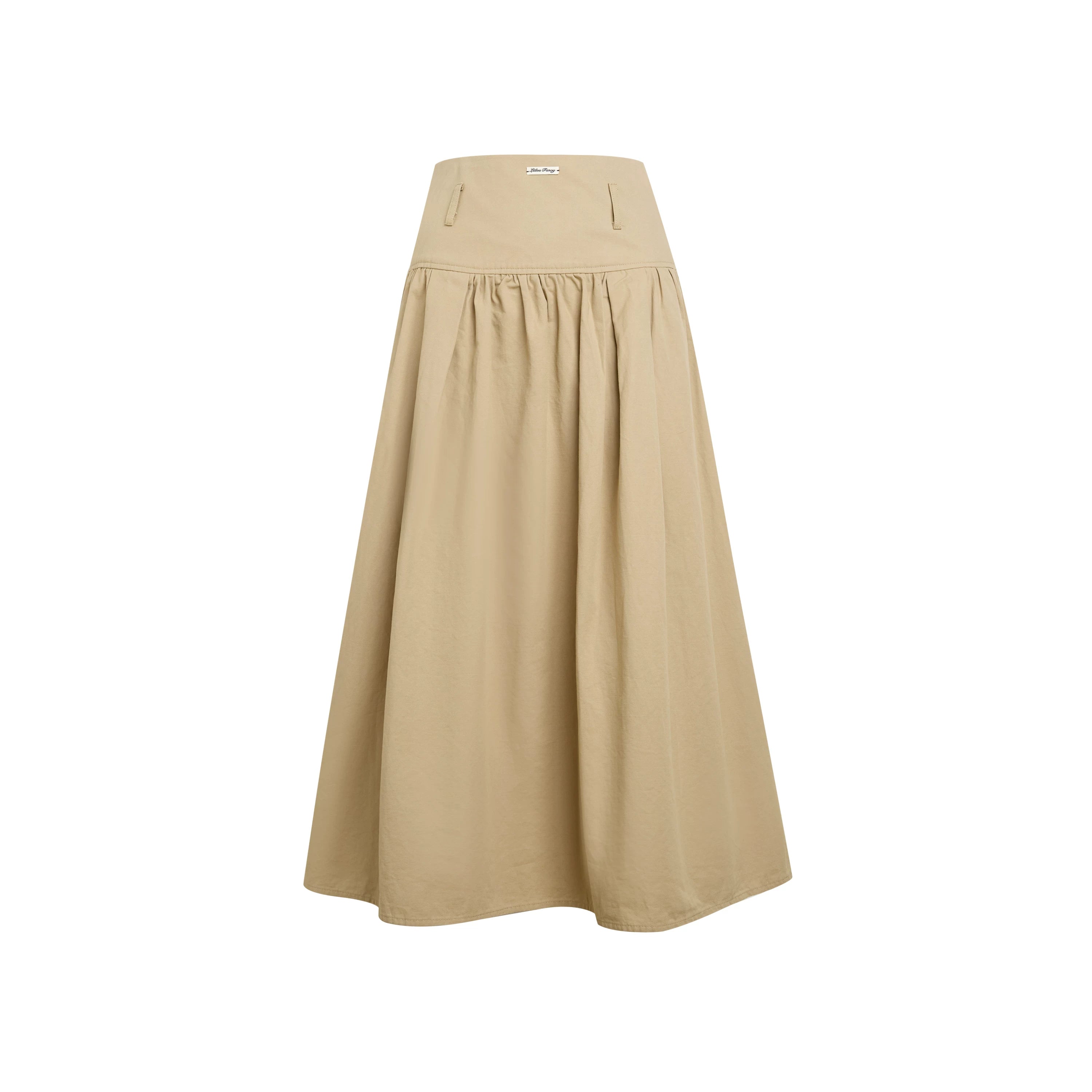 High Waist A Line Skirt