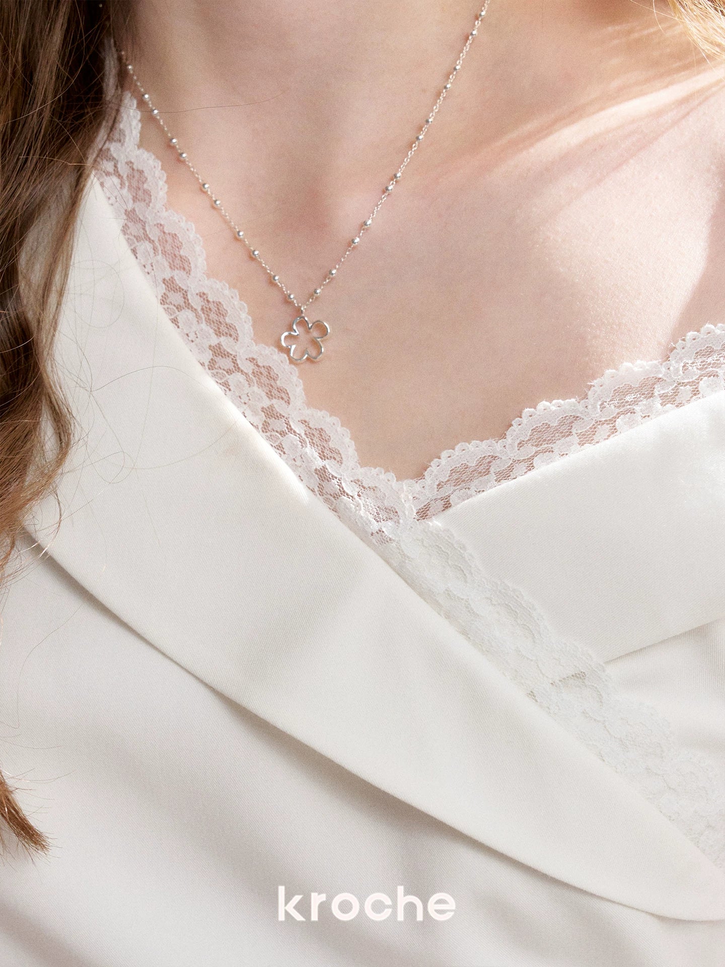 White Asymmetric Lapel Dress