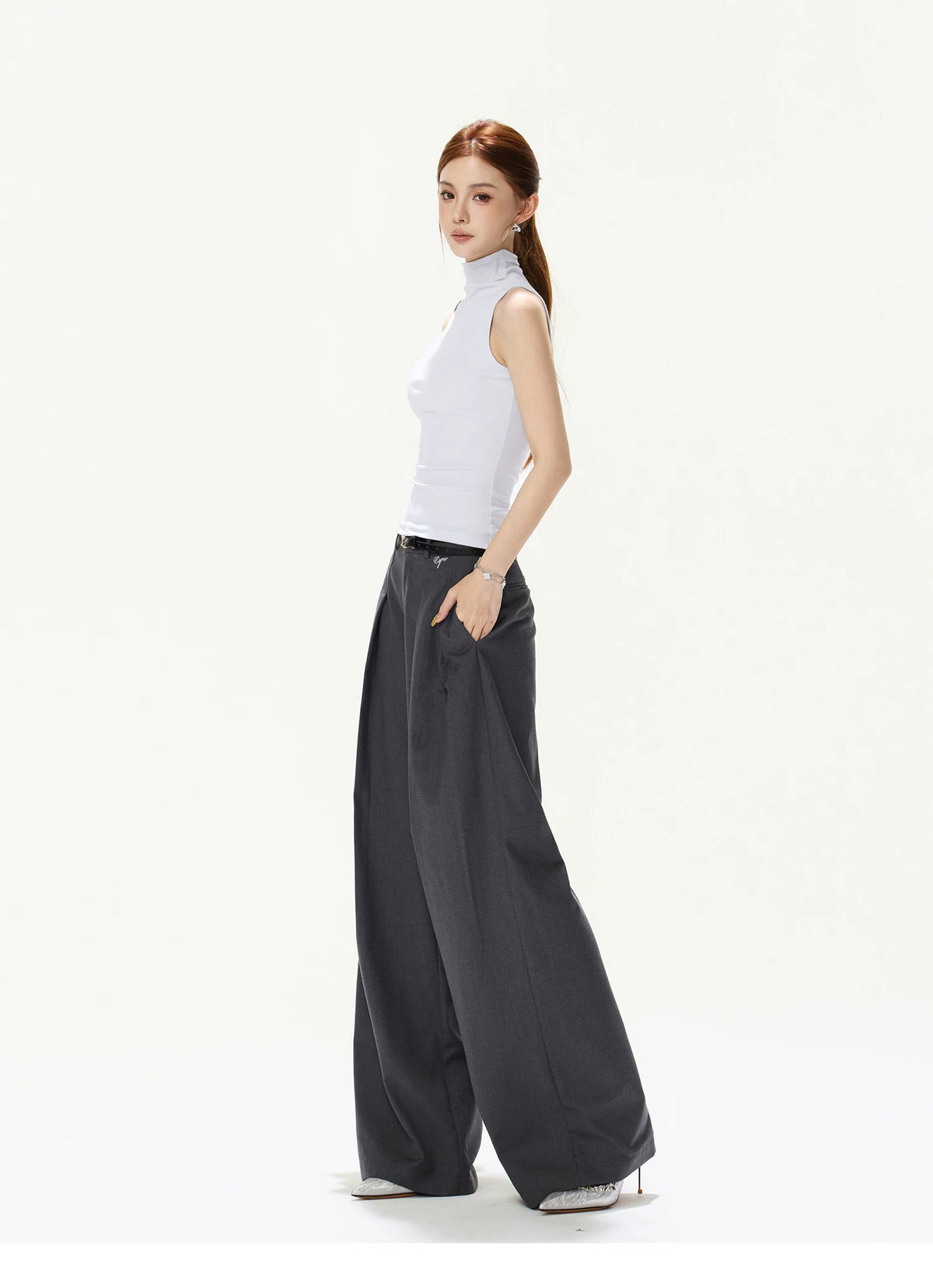 Mock Neck Knit Tank