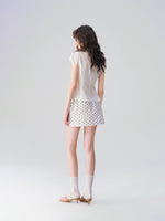 Doll Collar Wrap Blouse