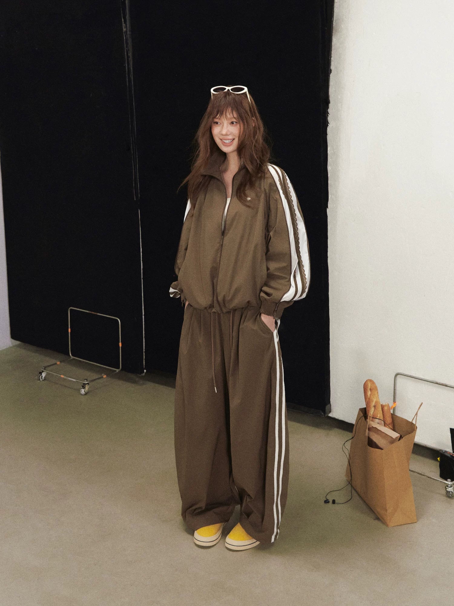 Ribbon Wide Leg Pants