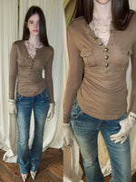 Pocket Henley Knit Top & Dress Set