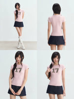 Pink Leopard Print Tee