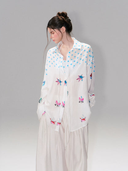 Polka Dot Shirt Set