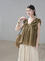 French Puff Sleeve Top