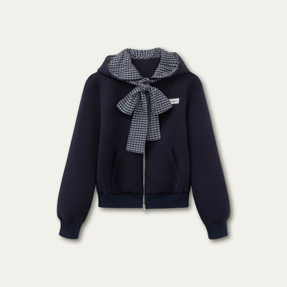 Bow-Tie Sweatshirt &amp; Puffy Skirt Set