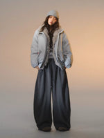 Detachable Fur Down Parka
