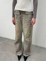 Vintage Grey Wide-Leg Jeans