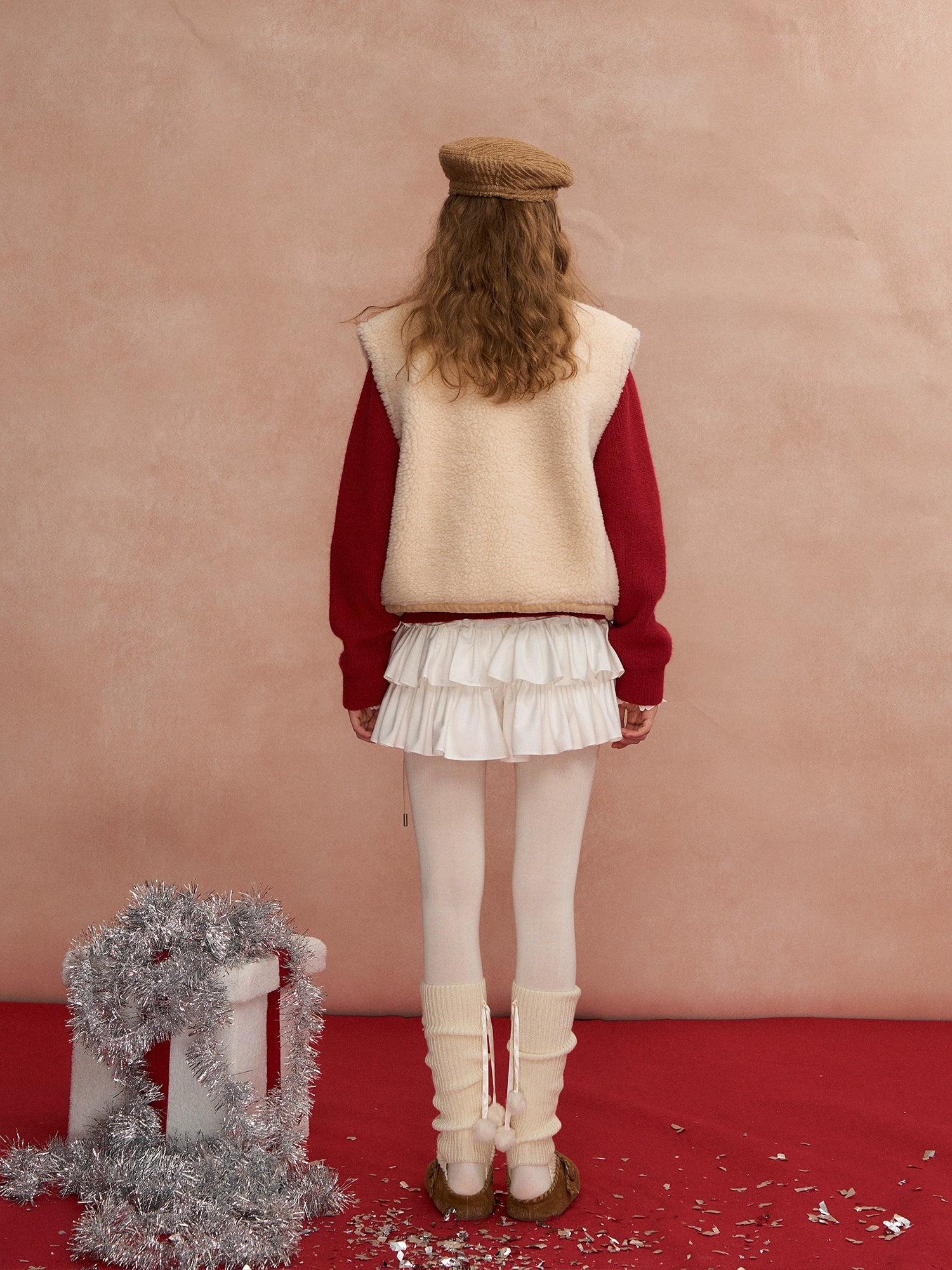 Button Sherpa Reversible Vest