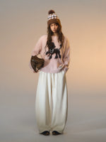 Playful-puppy Crewneck Sweater