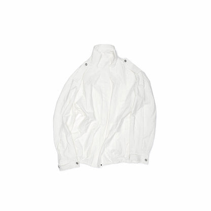 Heavy Embroidery Jacquard Multi-pocket Stand Collar Utility Jacket