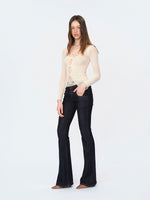Sheer Lace Layered Blouse