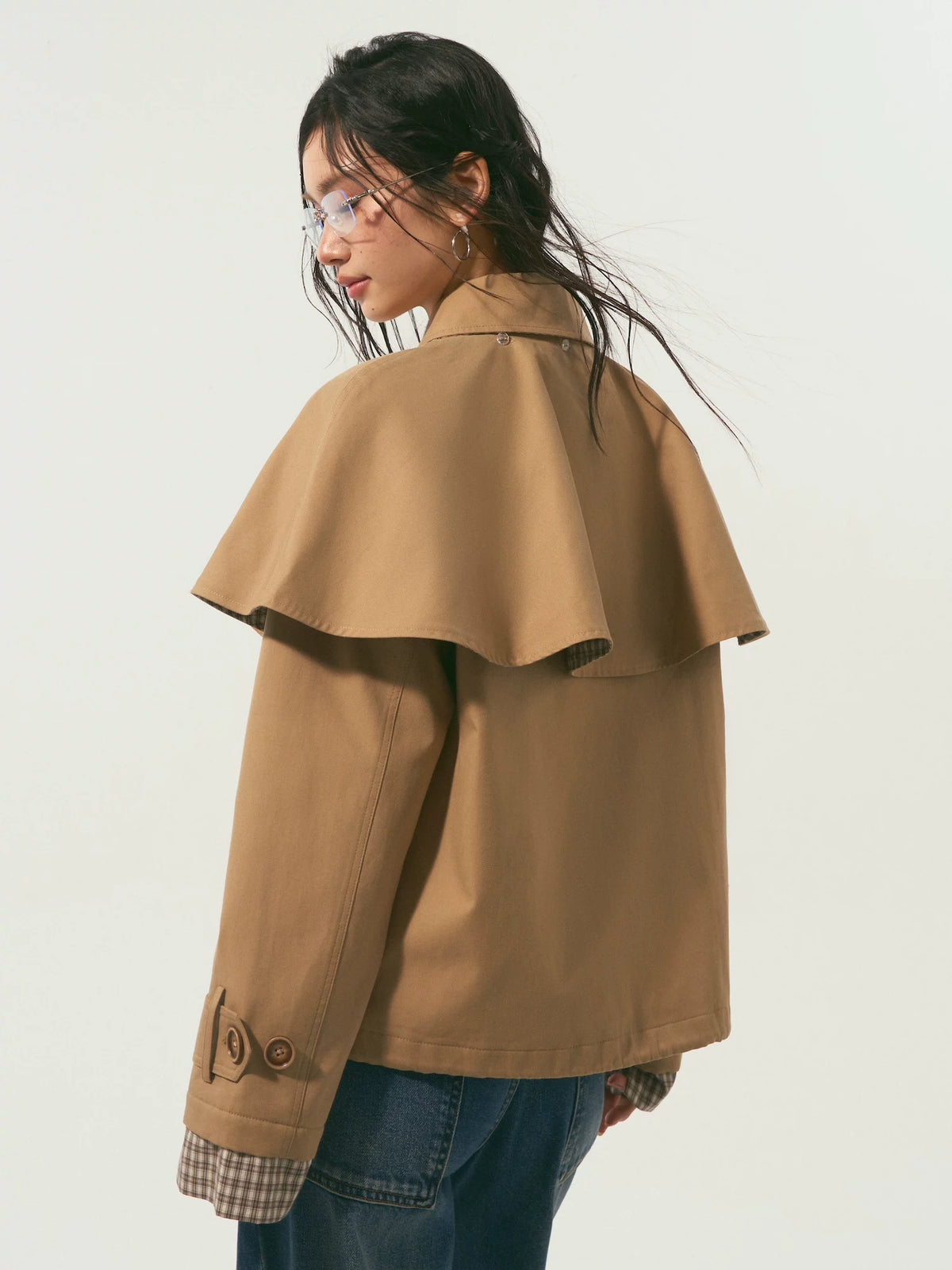 Detachable Cape Jacket