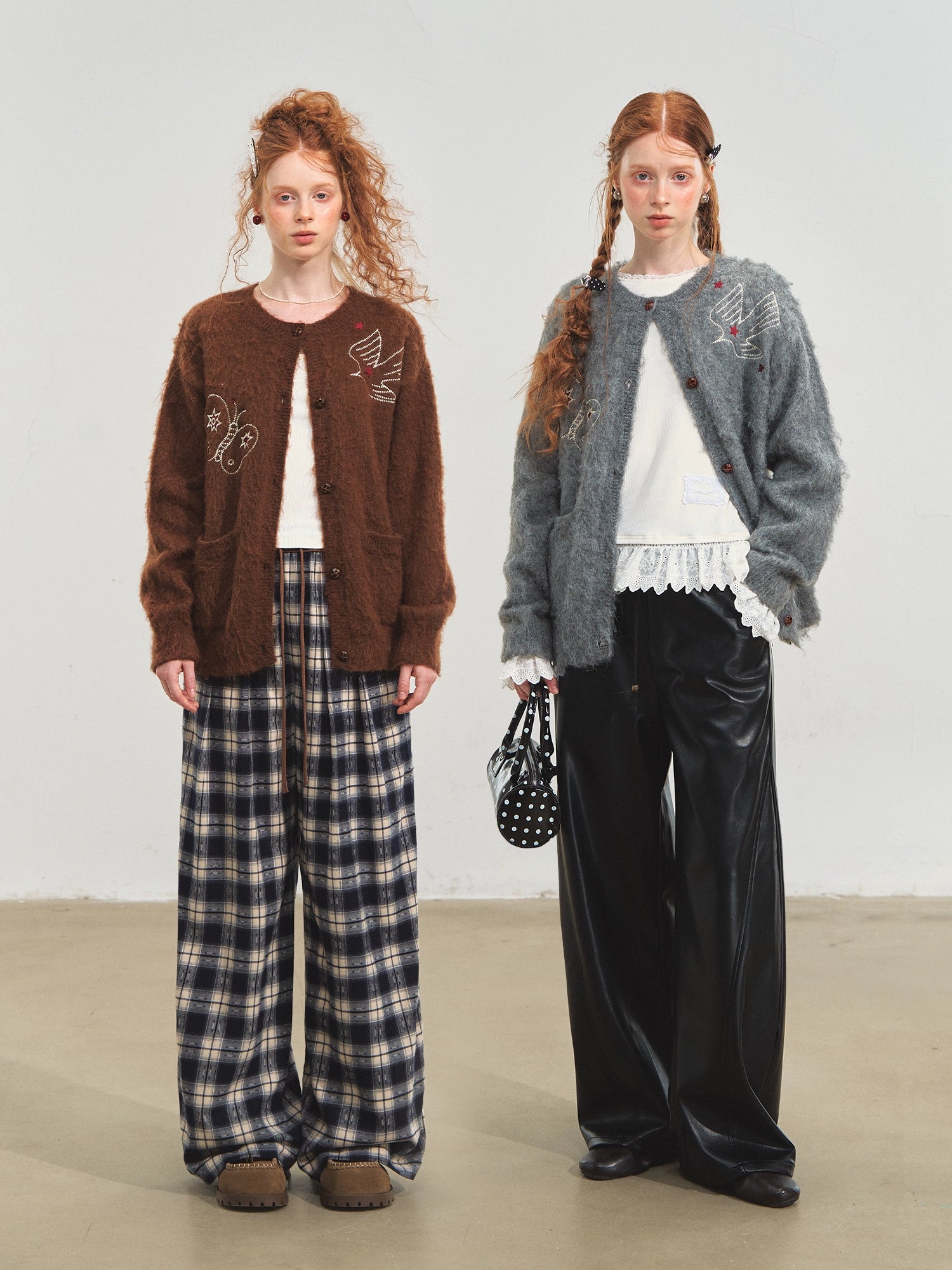 &quot;Birds &amp; Butterflies&quot; Embroidered Cardigan