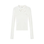 Classic Asym Polo Knit