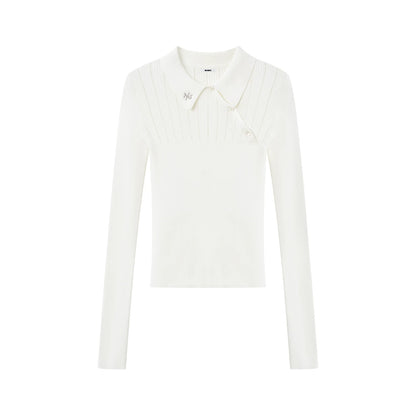 Classic Asym Polo Knit