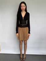 High-Waist Tulip A-Line Skirt