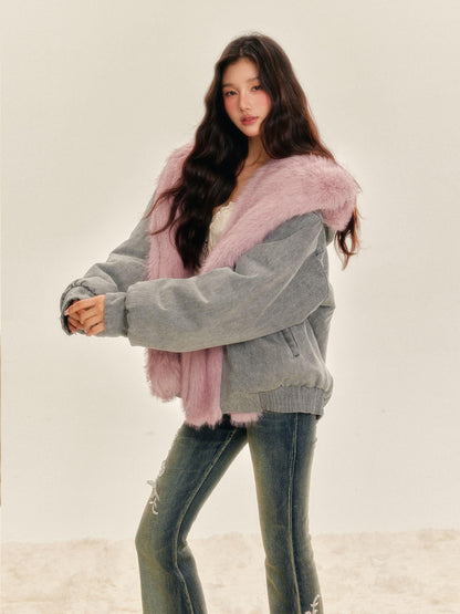 Double-Sided Warm Eco-Friendly Fur Coat